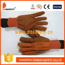 Orange Polka DOT Wool Glove